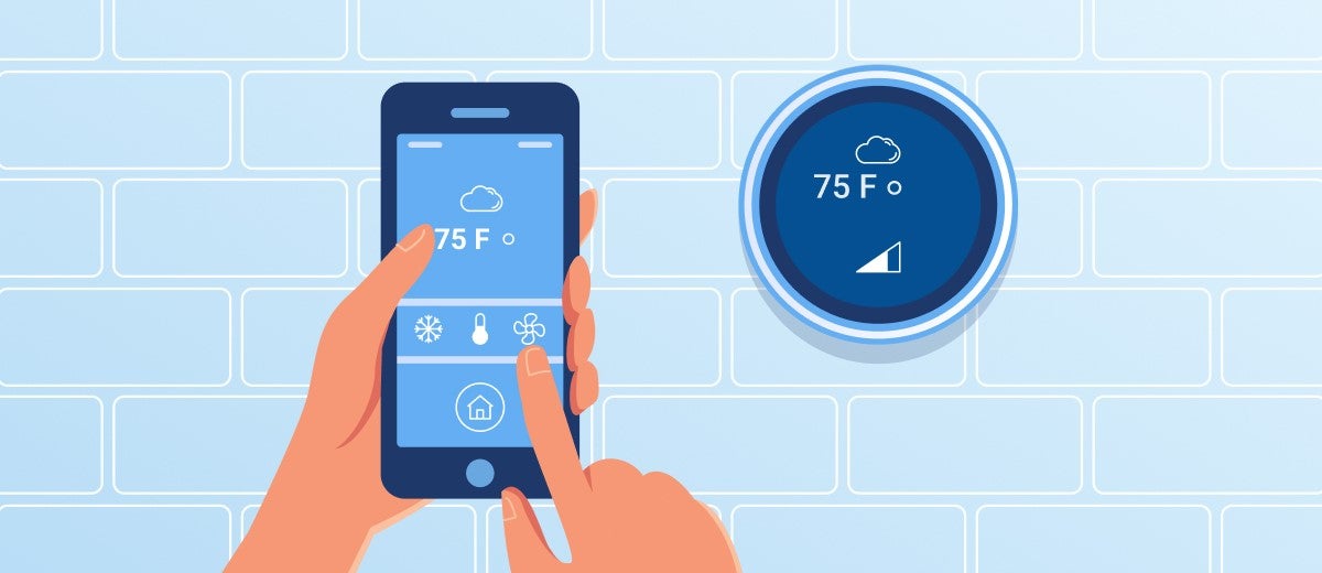 Learning and Connected Thermostats
