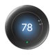 Google Nest Learning Thermostat (Gen 4) - Polished Silver