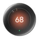 Google Nest Learning Thermostat (Gen 4) - Polished Silver