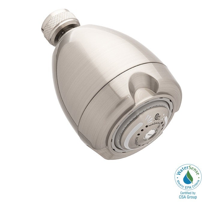 Niagara Conservation 1.5 gpm Earth Showerhead, Brushed Nickel - N2915BN