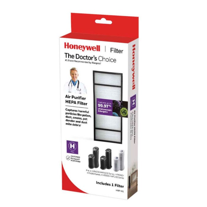 Honeywell Air Purifier True HEPA H Filter, 4.6" W x 1.4" D x 10" L