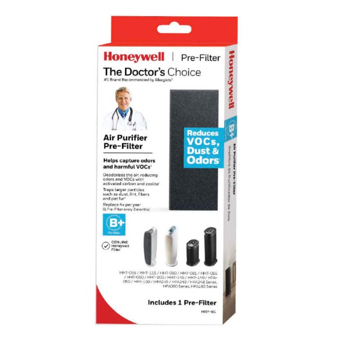 Honeywell Air Purifier Activated Carbon B+ PreFilter, 4.2" W x 0.25" D