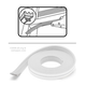M-D Small Gap White EPDM Weatherseal  