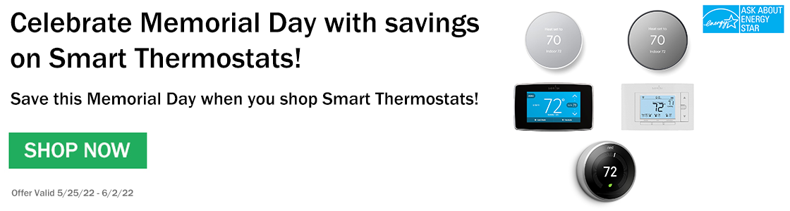 Shop the Memorial Day thermostat sale!!