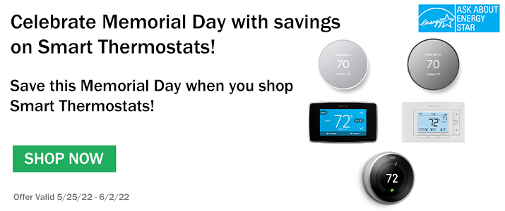 Shop the Memorial Day thermostat sale!