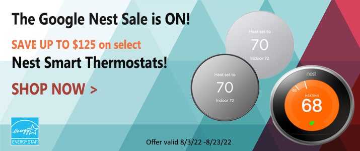 Shop Google smart thermostats on sale now!
