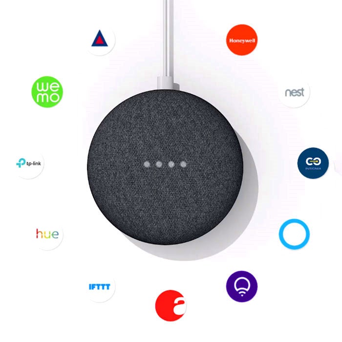 Google Home Mini works with over 5,000 smart home devices so you can control your smart home and entertainment with just your voice