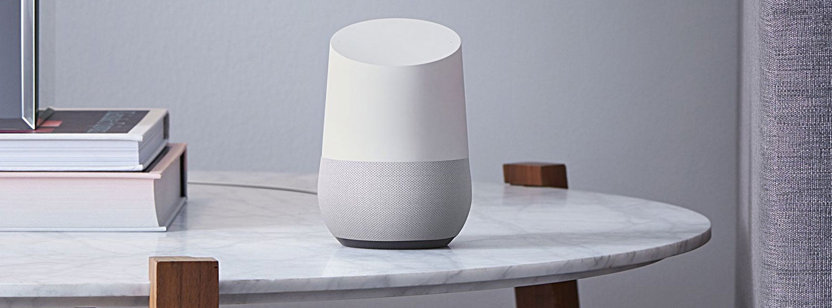 Google Home voice-activated smart speaker