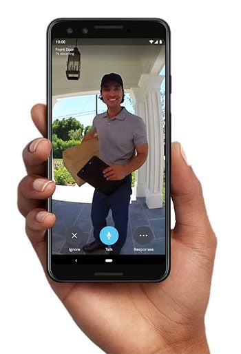 Google Nest Hello doorbell shows you visitors head to toe