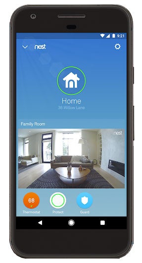 Use indoor Nest Cam and Nest app to monitor the inside of your home from your phone.