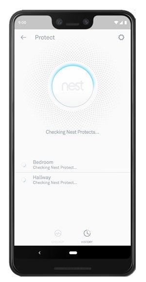 Connect Google Nest Protect to app for setup, alerts, and notifications