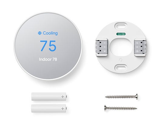 What's in Google Nest Thermostat Box